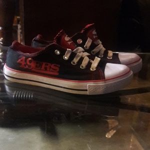 Custom Made, Converse Style 49ers Sneakers